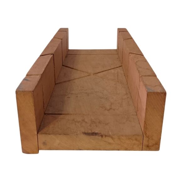 DURALL Rock Maple Mitre Box No. 416 Yonkers NY Vintage Made In USA Wooden Wood. - Picture 4 of 14